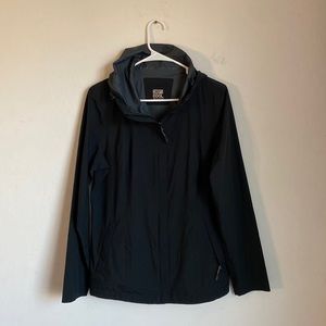 Water Resistant Rain Zip Up Jacket